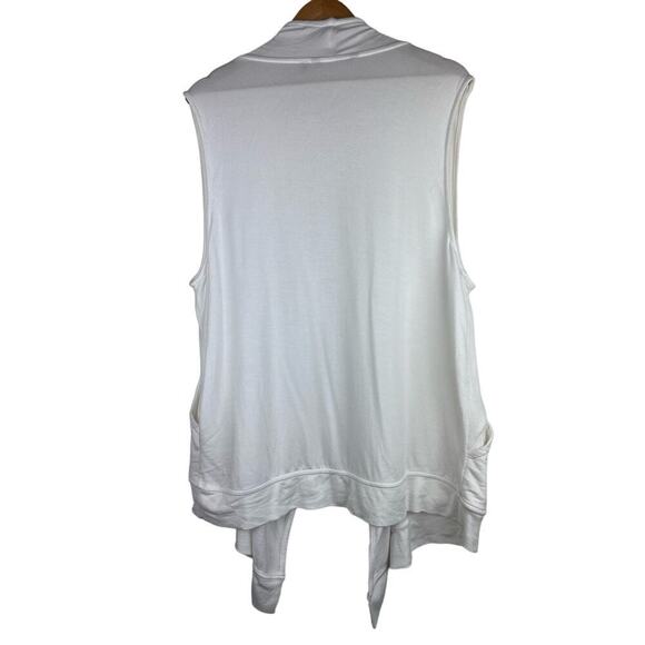 Athleta Cream Sleeveless Vest - Picture 4 of 4